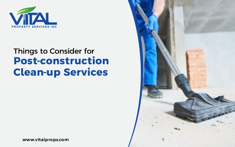 Post Construction Clean Up Services