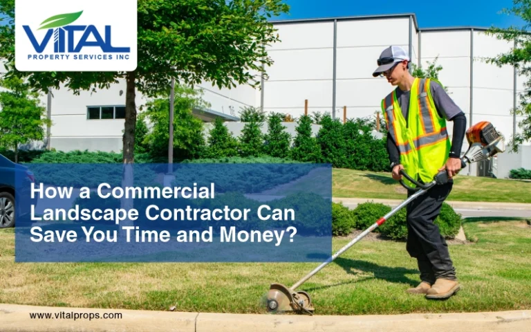 how a commercial landscape contractor saves time and money