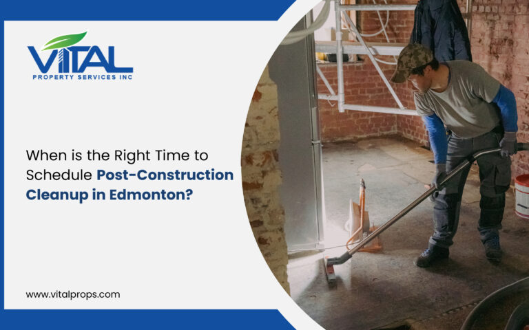 when to schedule post-construction cleaning