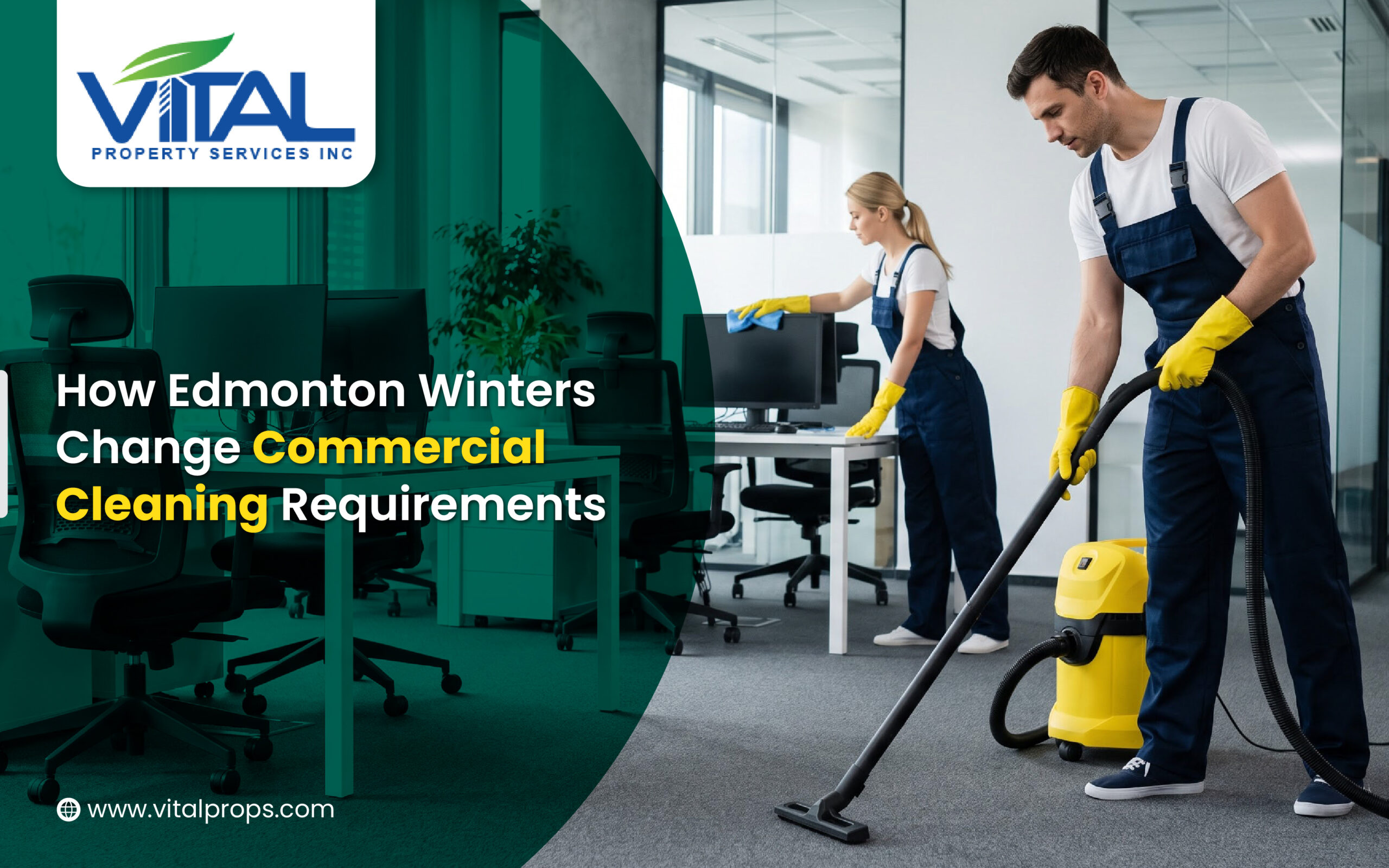 Winter Commercial Cleaning in Edmonton